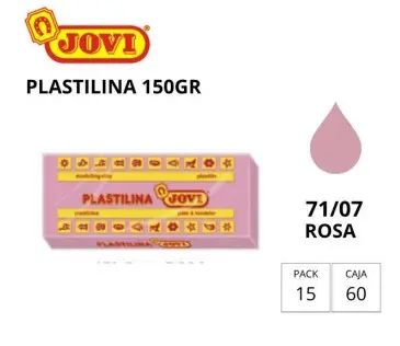 [630133] PLASTILINA JOVI MEDIANA 71 ROSA 150G
