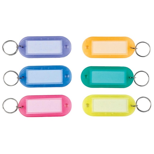 [260127] LLAVERO PORTAETIQUETAS PACK 50 UDS