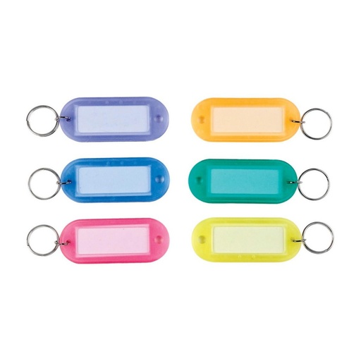 [260127] LLAVERO PORTAETIQUETAS PACK 50 UDS