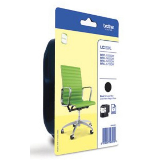 [165915] CARTUCHO DE TINTA BROTHER LC229XLBK NEGRO · EXTRA ALTA CAPACIDAD