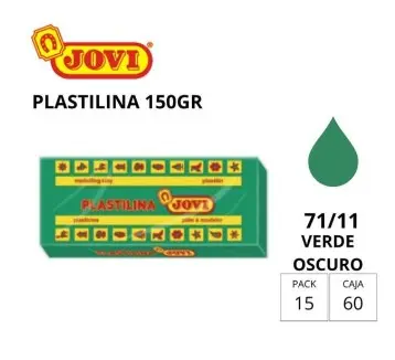 [630708] PLASTILINA JOVI MEDIANA 71 VERDE OSCURO 150G