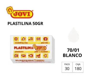 [649717] PLASTILINA JOVI PEQUEÑA 70 BLANCO 50G