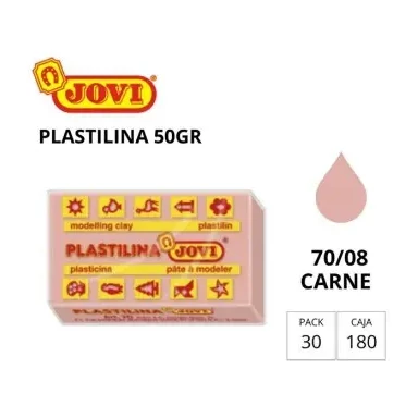 [649722] PLASTILINA JOVI PEQUEÑA 70 CARNE 50G