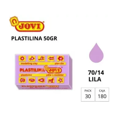[649728] PLASTILINA JOVI PEQUEÑA 70 LILA 50G