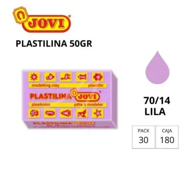 [649728] PLASTILINA JOVI PEQUEÑA 70 LILA 50G
