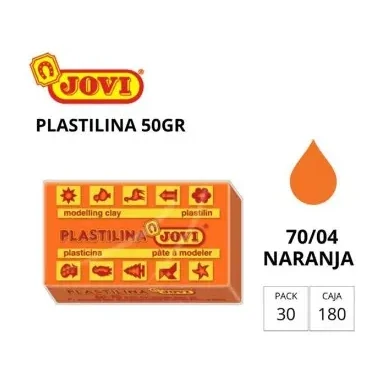 [649719] PLASTILINA JOVI PEQUEÑA 70 NARANJA 50G