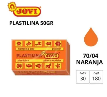 [649719] PLASTILINA JOVI PEQUEÑA 70 NARANJA 50G
