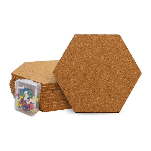 [702416] CORCHO HEXAGONAL AUTOADHESIVO 10UDS