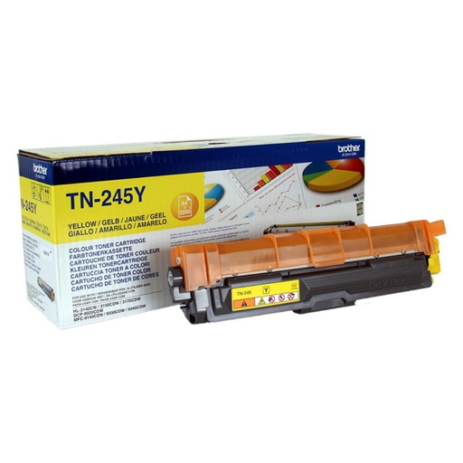 [165232] TÓNER AMARILLO ORIGINAL BROTHER – ALTA CAPACIDAD TN245Y