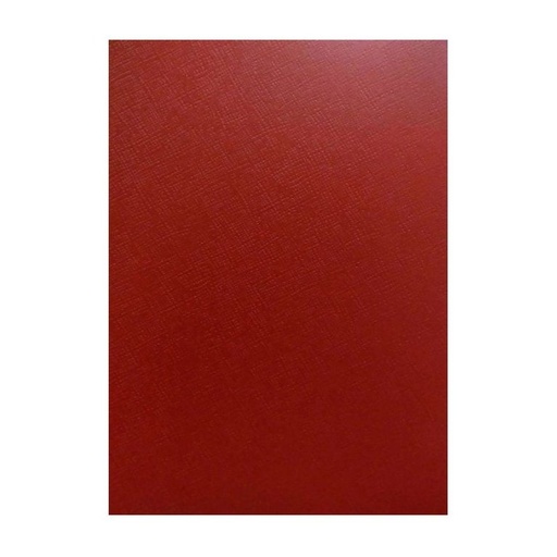 [250057] TAPAS CARTÓN GOFRADO A4 ROJO 50 UDS