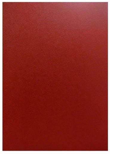 [250057] TAPAS CARTÓN GOFRADO A4 ROJO 50 UDS