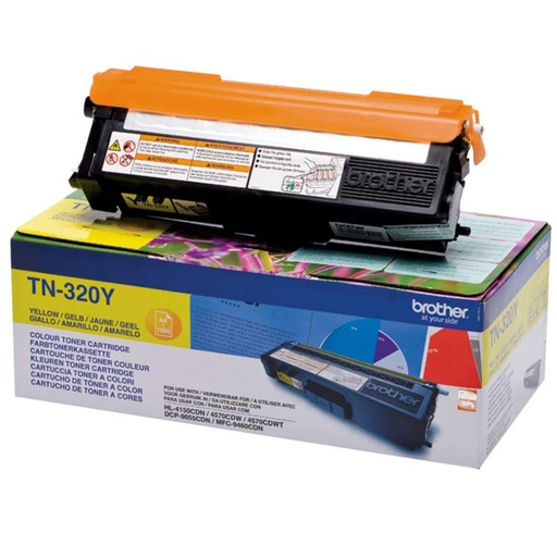 [166151] TÓNER AMARILLO ORIGINAL BROTHER TN320Y
