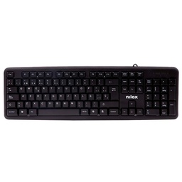 TECLADO COMPACTO NXKBE000002 USB NEGRO NILOX