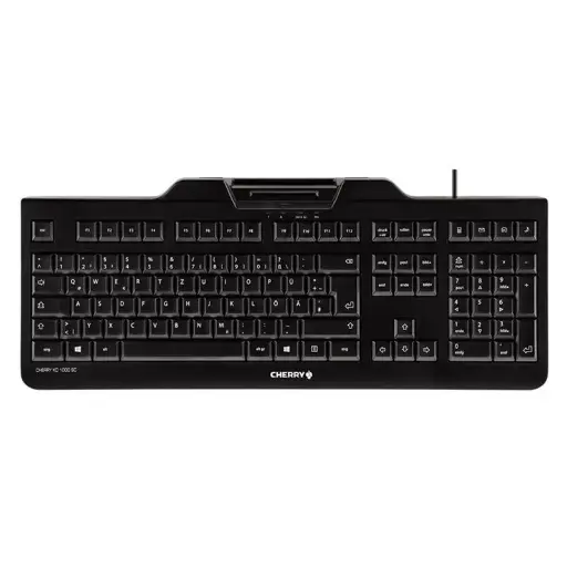 [170006] TECLADO CON LECTOR DE CHIP INTEGRADO DNIe NEGRO 
