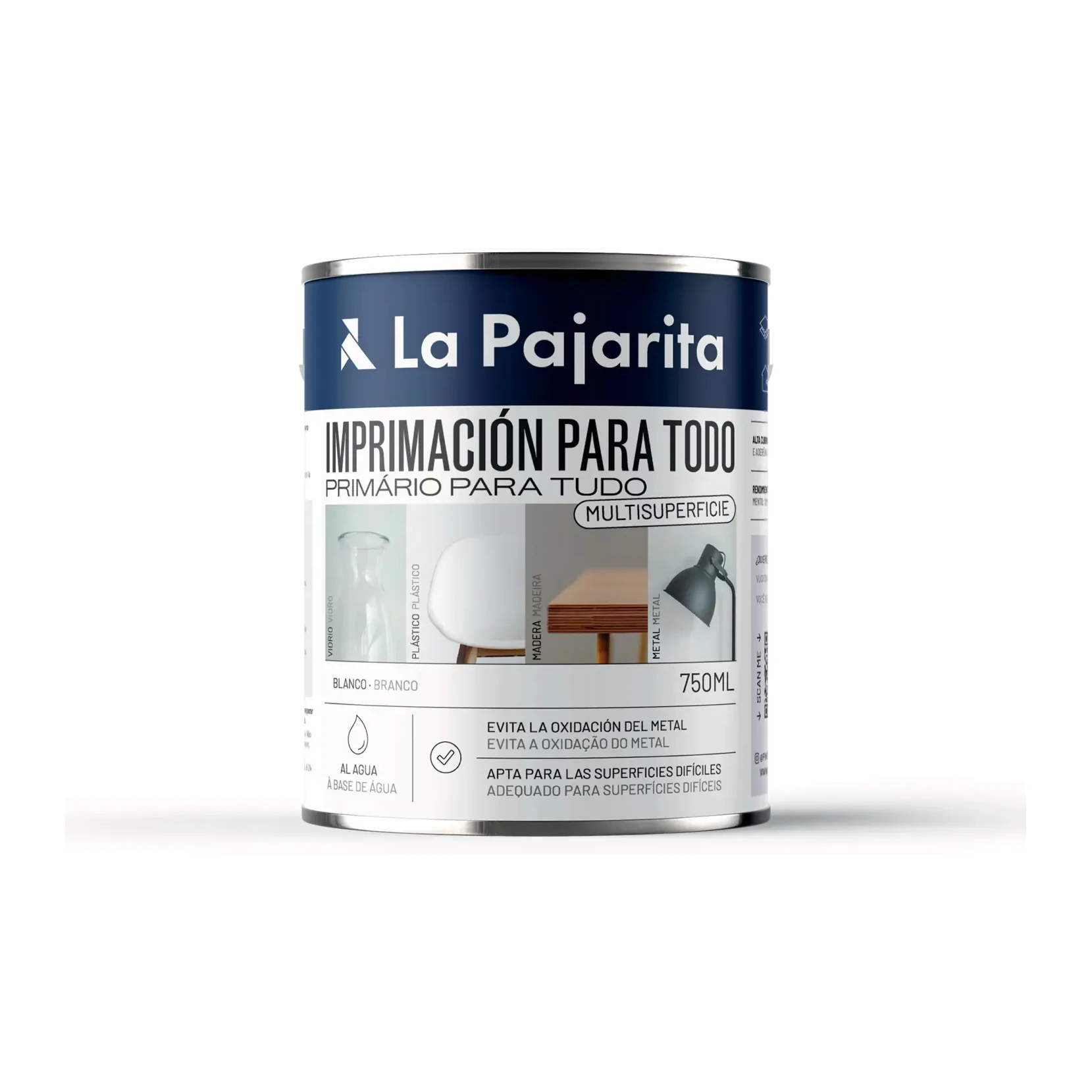 [825785] PINTURA IMPRIMACIÓN PARA TODO BLANCO 250 ML