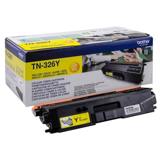 [165898] TÓNER AMARILLO ORIGINAL BROTHER – ALTA CAPACIDAD TN326Y
