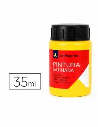 PINTURA SATINADA AMARILLO MEDIO 35ML L-27 LA PAJARITA