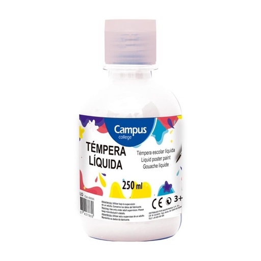 [630568] TEMPERA CAMPUS 250GR BLANCO