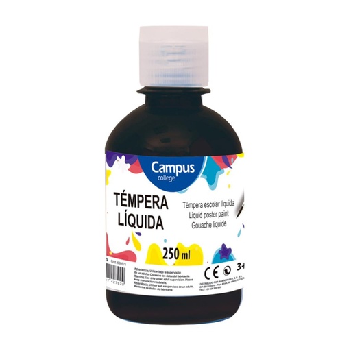 [630572] TEMPERA CAMPUS 250GR NEGRO