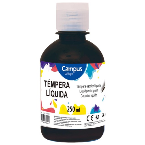 [630572] TEMPERA CAMPUS 250GR NEGRO