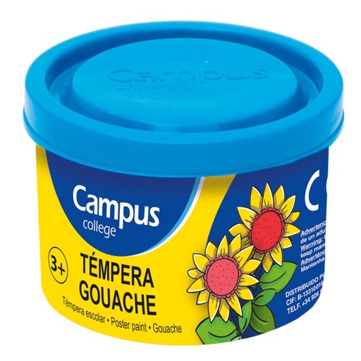 [630548] TEMPERA CAMPUS 40ML AZUL CYAN