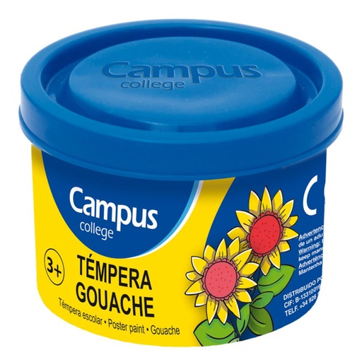 [630382] TEMPERA CAMPUS 40ML AZUL MARINO