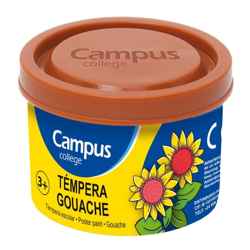 [630380] TEMPERA CAMPUS 40ML MARRÓN