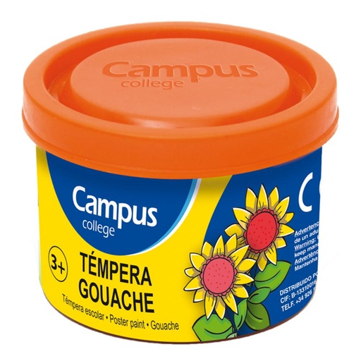 [630377] TEMPERA CAMPUS 40ML NARANJA