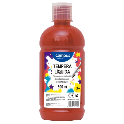 [630389] TEMPERA CAMPUS 500GR MARRÓN