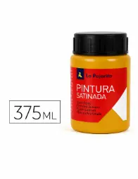 PINTURA SATINADA AMARILLO ORO 375ML L-02 LA PAJARITA