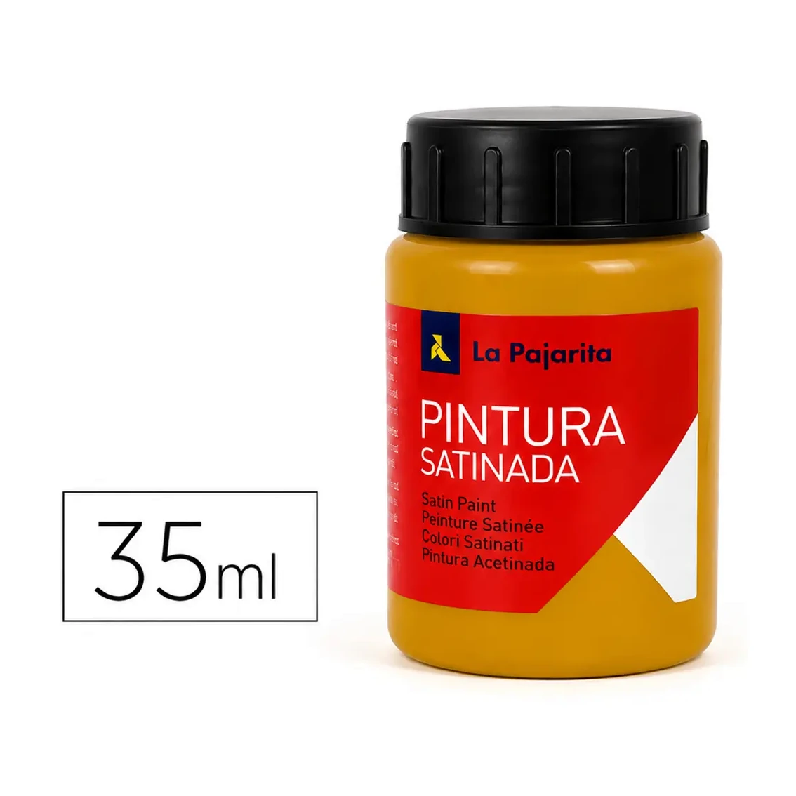 [649849] PINTURA SATINADA AMARILLO OXIDO 35ML L-03 LA PAJARITA