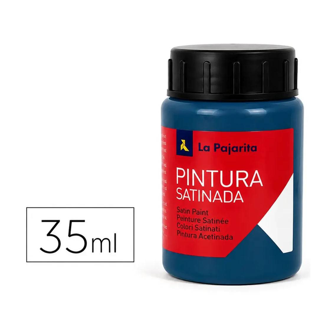 [649872] PINTURA SATINADA AZUL MAR 35ML L-36 LA PAJARITA