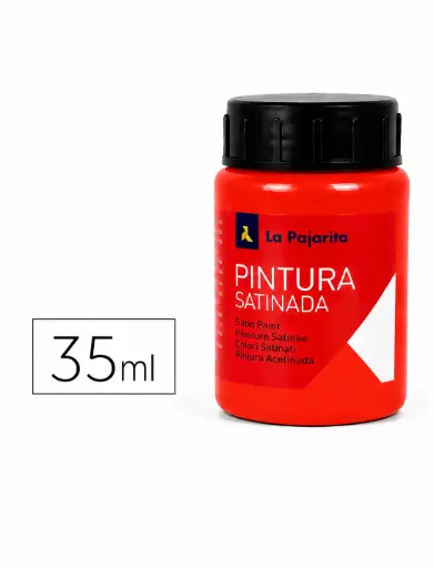 [649853] PINTURA SATINADA BERMELLON 35ML L-07 LA PAJARITA