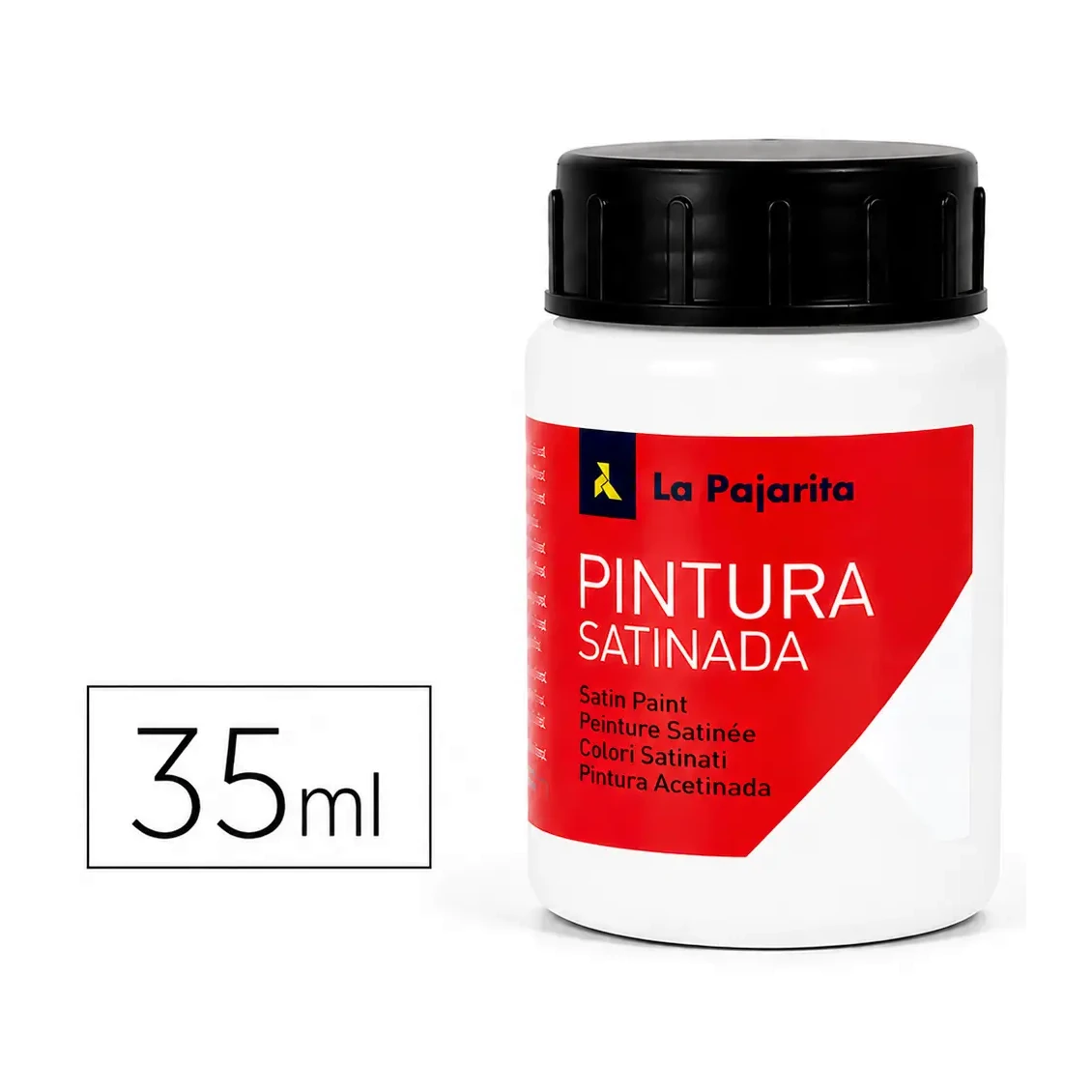 [649844] PINTURA SATINADA BLANCO 35ML L-21 LA PAJARITA