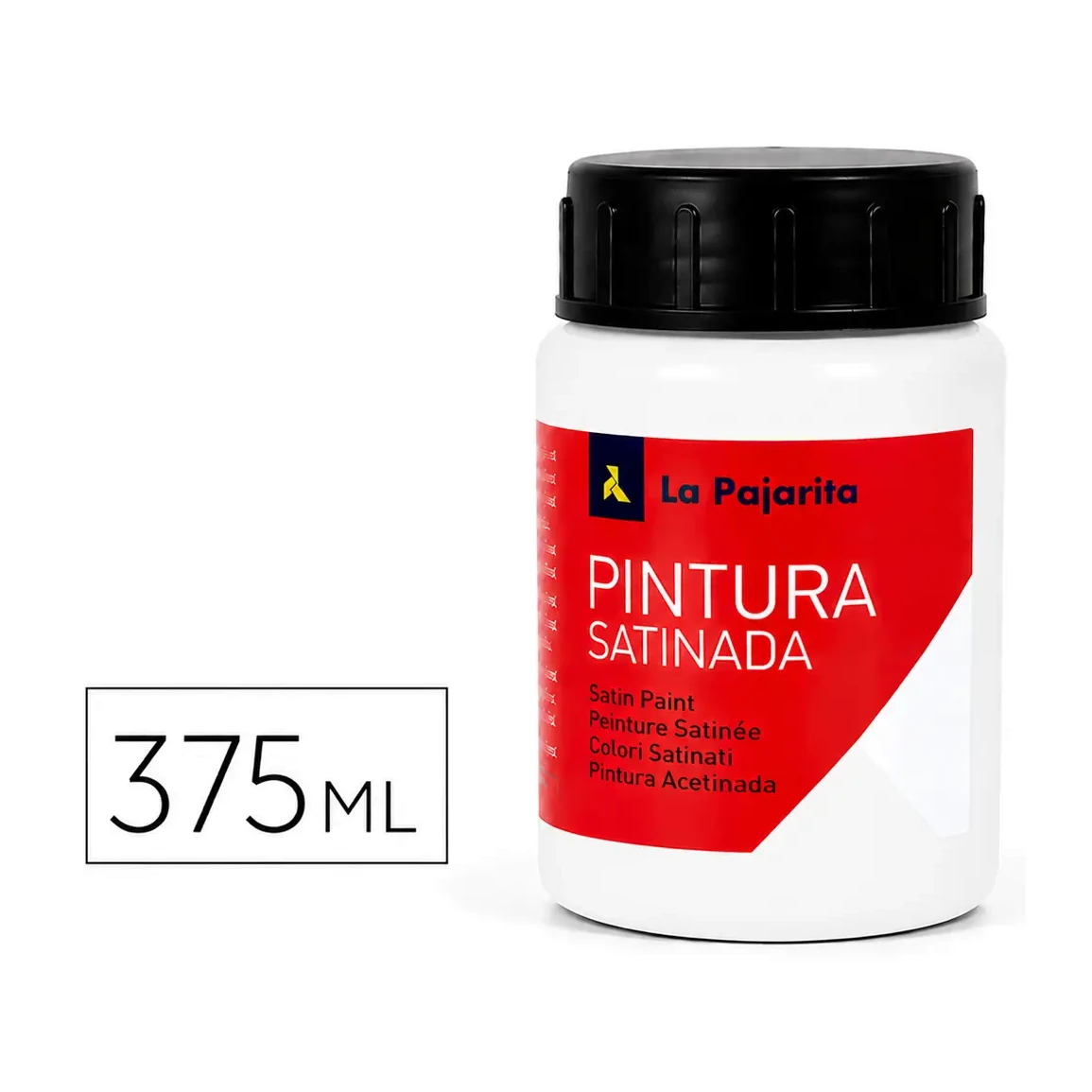 [650405] PINTURA SATINADA BLANCO 375ML L-21 LA PAJARITA