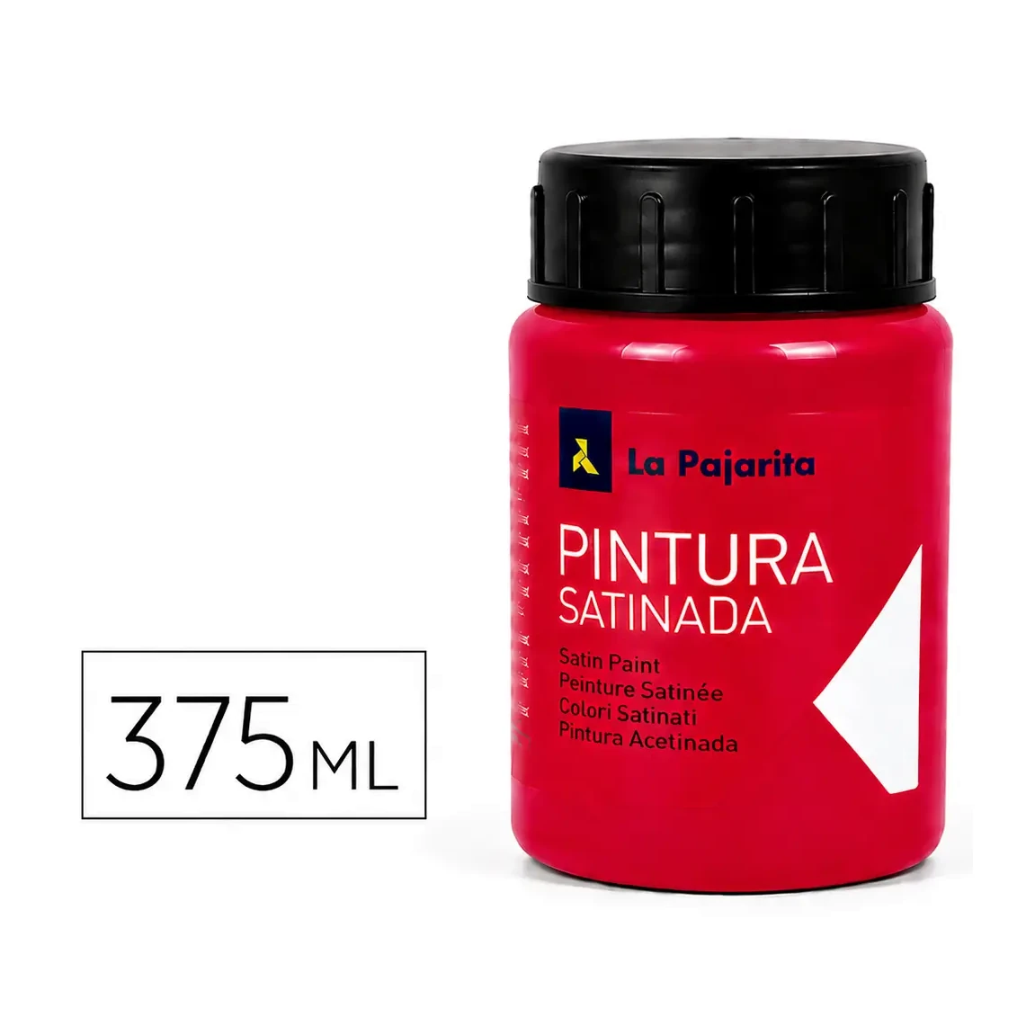 [825399] PINTURA SATINADA CARMIN 375ML L-09 LA PAJARITA