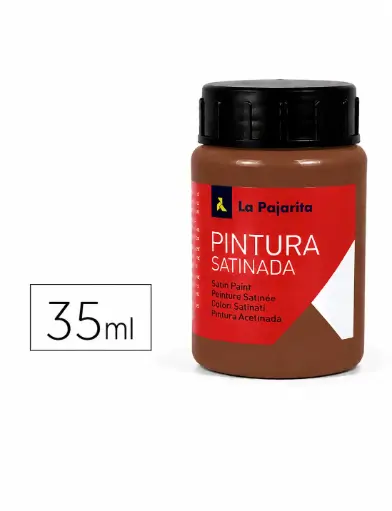 [649881] PINTURA SATINADA CASTAÑO 35ML L-32 LA PAJARITA