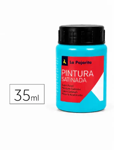 [649870] PINTURA SATINADA CYAN 35ML L-26 LA PAJARITA