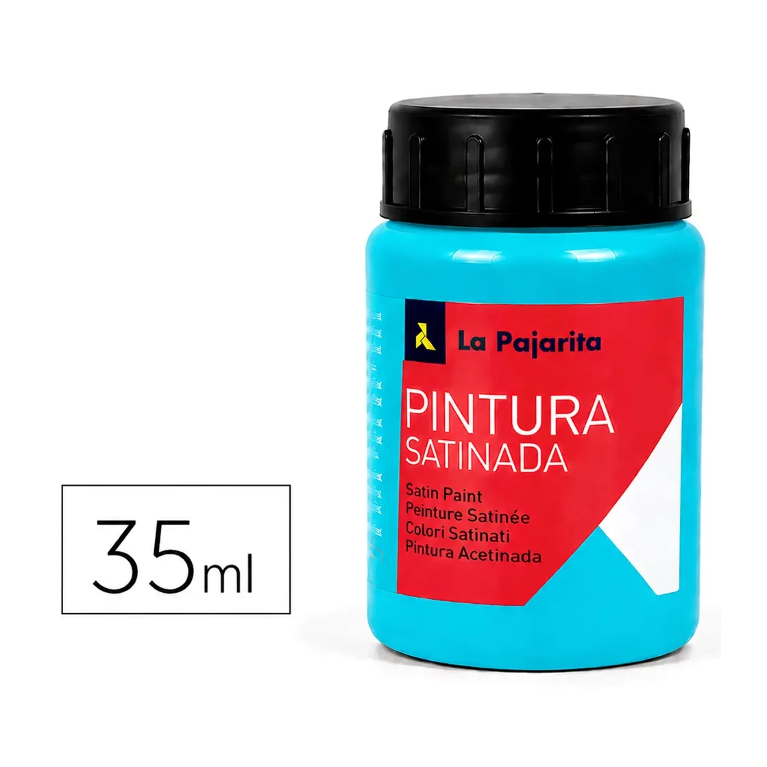 [649870] PINTURA SATINADA CYAN 35ML L-26 LA PAJARITA