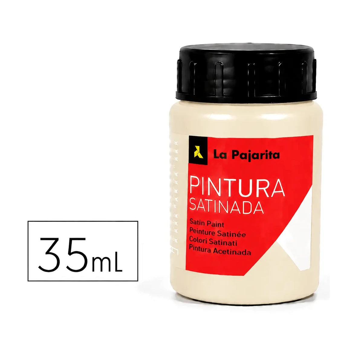 [649845] PINTURA SATINADA MARFIL 35ML L-25 LA PAJARITA