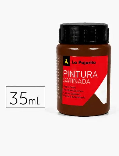 [649882] PINTURA SATINADA MARRON 35ML L-10 LA PAJARITA
