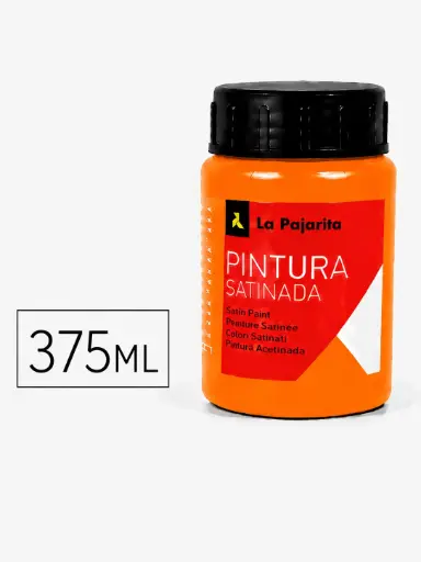 [650410] PINTURA SATINADA NARANJA 375ML L-06 LA PAJARITA