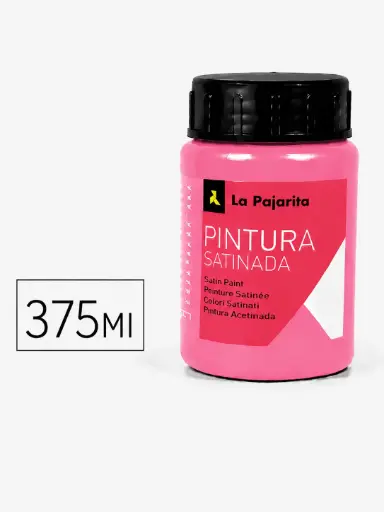 [650411] PINTURA SATINADA ROSA 375ML L-20 LA PAJARITA