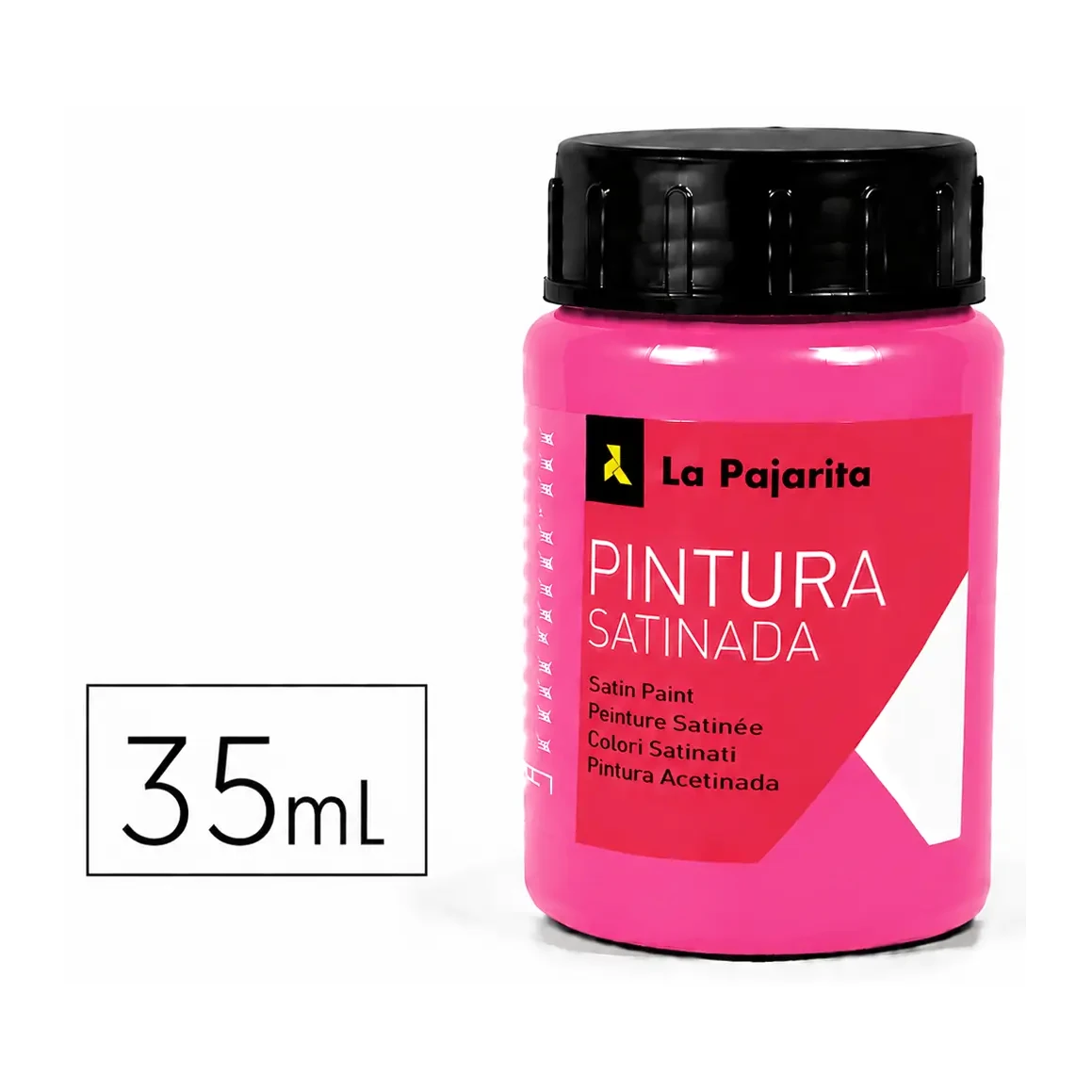 [649855] PINTURA SATINADA ROSA MEDIO 35ML L-29 LA PAJARITA