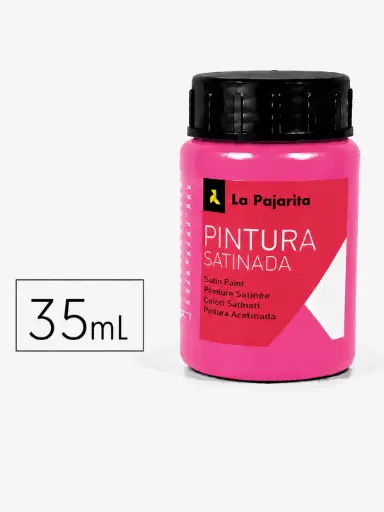 [649855] PINTURA SATINADA ROSA MEDIO 35ML L-29 LA PAJARITA