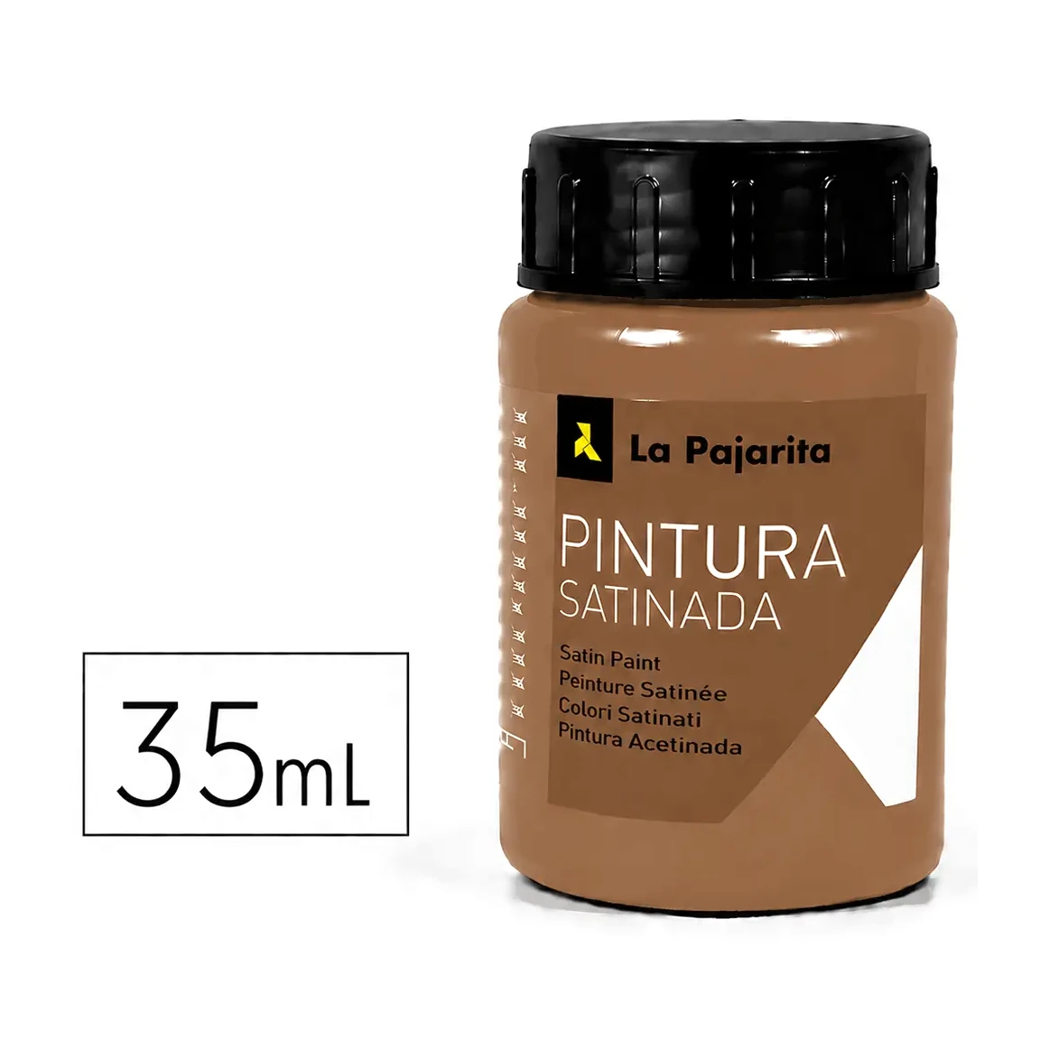 [649863] PINTURA SATINADA SOMBRA TOSTADA 35ML L-15 LA PAJARITA
