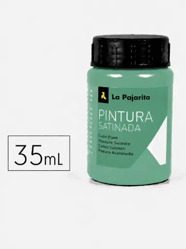 [649875] PINTURA SATINADA VERDE JADE 35ML L-39 LA PAJARITA