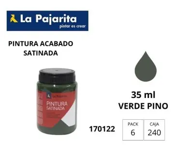 [649880] PINTURA SATINADA VERDE PINO 35ML L-41 LA PAJARITA
