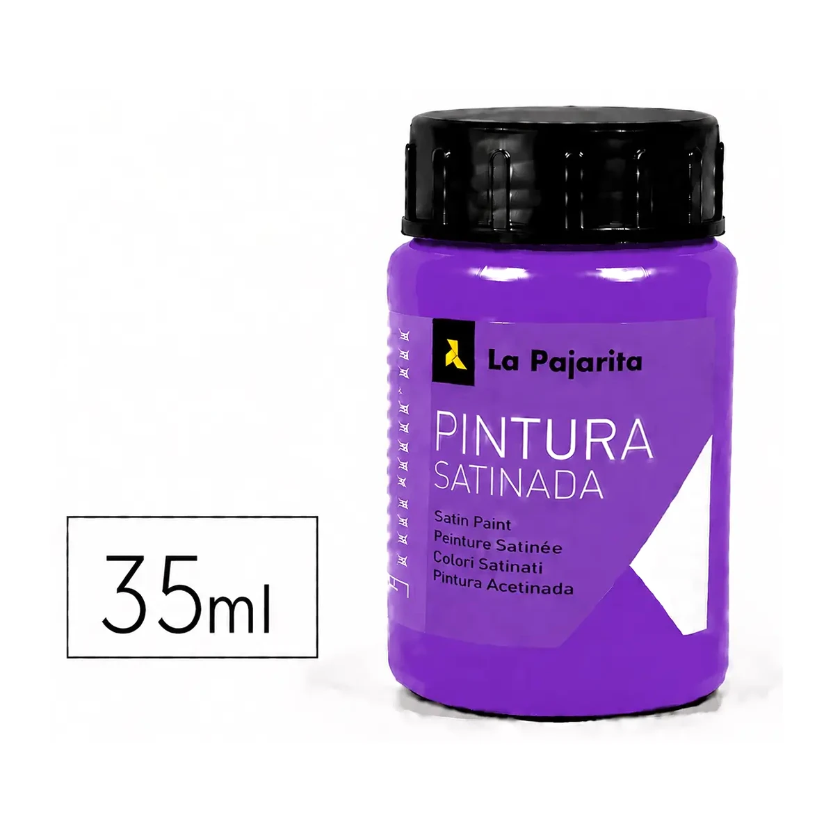 [649873] PINTURA SATINADA VIOLETA 35ML L-13 LA PAJARITA