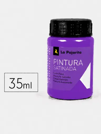 [649873] PINTURA SATINADA VIOLETA 35ML L-13 LA PAJARITA